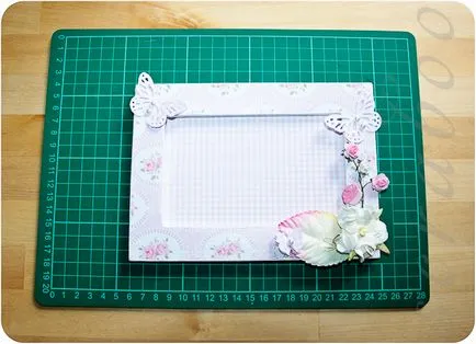 Rama foto în stil - shabby chic, scrapbooking pe