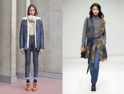 Fotografie de imagini la modă cu blugi de toamnă-iarnă 2016-2017 tendințe