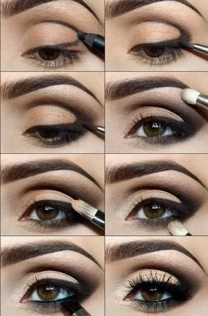 Ochii sunt adanciti - zi și de seară make-up pas cu pas, modul de a face săgețile sus