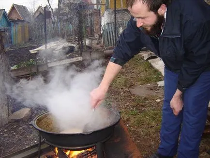 Főzés igazi üzbég (Ferghana) pilaf