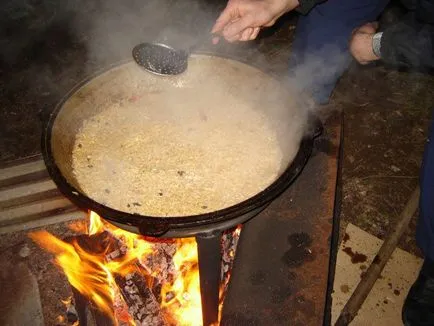 Főzés igazi üzbég (Ferghana) pilaf