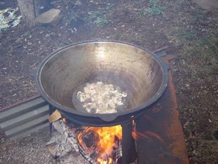 Főzés igazi üzbég (Ferghana) pilaf