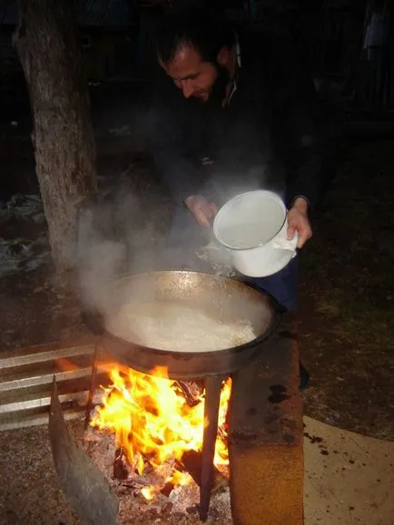 Főzés igazi üzbég (Ferghana) pilaf