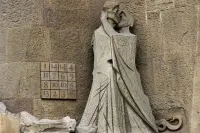 Spanyolország egy érdekes rejtély a bűvös négyzet a székesegyház Sagrada Familia