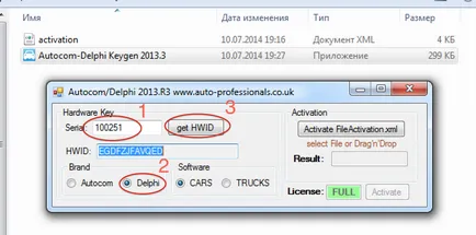 Telepítés és aktiválás AUTOCOM Delphi 2013