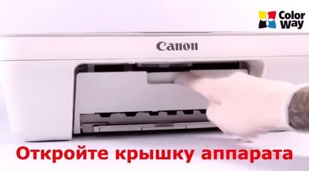 Instrucțiuni pentru instalarea CISS pentru Canon pixma mg2440 mâinile proprii (Colorway)