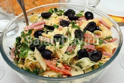 Salata italiană - pentru rețeta banchet și dieta de zi cu zi, cu fotografii și filme