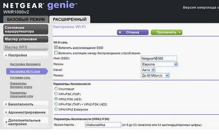 Hogyan kell helyesen konfigurálni a routert NETGEAR wnr1000