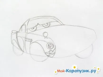 Hogyan kell felhívni Finn makmisla a Cars 2 ceruza