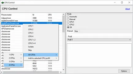 Cum de a optimiza sarcina pe procesor multi-core în Windows