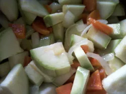 Cukkini párolt krém - könnyű étel ízletes zöldség