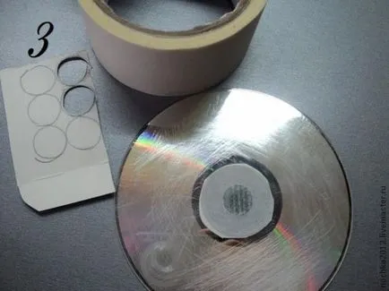 Осъществяване магнити за хладилник от CD-диск - Справедливи Masters - ръчна изработка, ръчно изработени