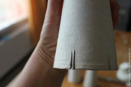 Cum de a se descurca fire pe rola conuri de hârtie fără niteukladchika - Masters Fair - Mână
