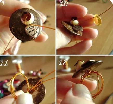 Как да си направим пръстен от бутони