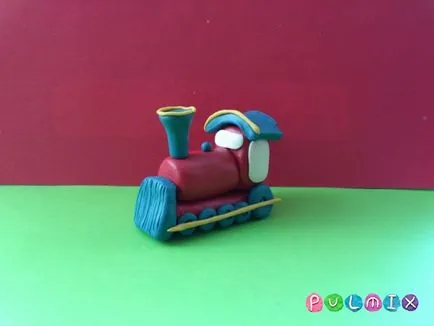 Cum de a sculpta din etapa plastilină tren cu pas