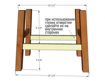 Cum de a face un scaun cu mâinile foto și video de instruire