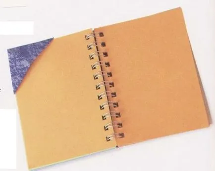 Hogyan készítsünk egy sarokban notebook papír program
