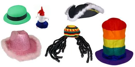 Costume Peruci - 4 variante de utilizarea accesoriilor la o petrecere, de vacanță din nou!