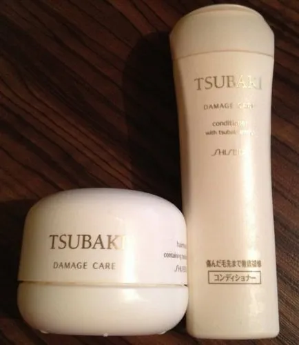 Légkondicionáló és haj maszk vonal Shiseido Tsubaki kár ellátás - egy blog a szépségápolási és kozmetikai