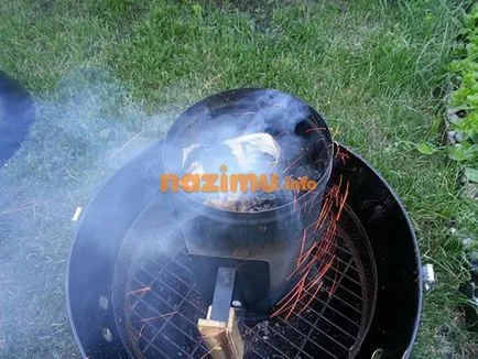 Füstölt szárnyak - fénykép recept a smokehouse