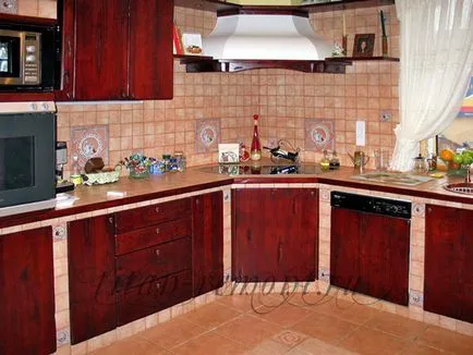 colț de bucătărie cu aragaz, design interior, fotografie, aspect