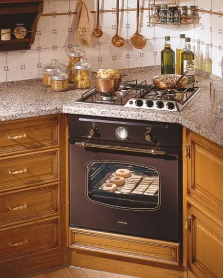 Кухненски кът с печка, интериорен дизайн, фотография, оформление