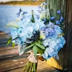 Kvіtkova nіmfa - esküvői dekoráció és virág kék menyasszonyi csokor - kvіtkova nіmfa - Esküvői