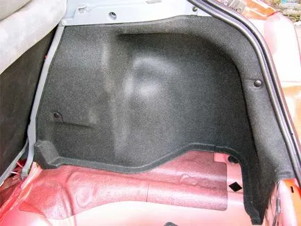 Lacetti Scoaterea cizme în portbagajul unui hatchback - reparare si tuning Chevrolet