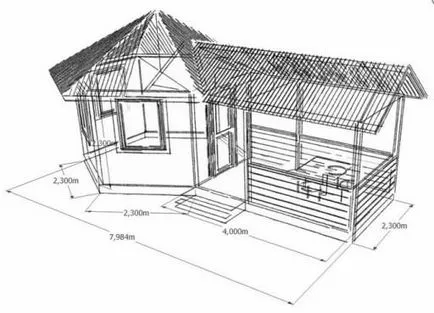 bucătărie de vară cu proiecte de design pridvor și reguli de aspect de construcție