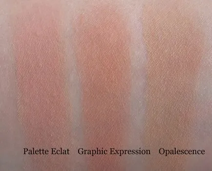 clarins pudră Limited POUDRE Teint - blush paleta eclat, expresie grafică, opalescence