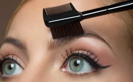 Smink korall ruha (15 fotó) esti make-up barnák és szőkék