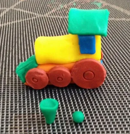 Master-class „tren de plastilină“