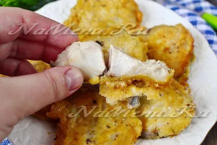 Pollock tempura, lépésről lépésre recept fotók