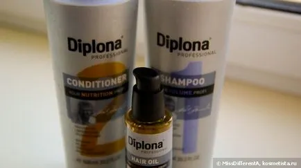 Моята основна грижа за косата с diplona професионална