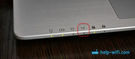 Nem világít LED wi-fi egy laptop