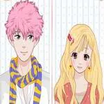 Online játék Dress Fairy Tail Natsu és Lucy játszani ingyen - anime játékok