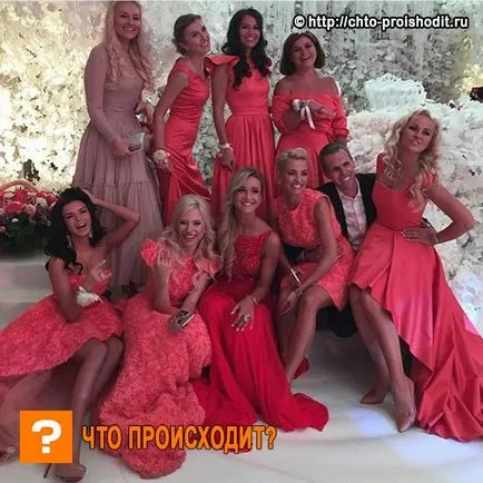 Olga Buzova felicită Ksenia Borodina ziua nuntii, purtand rochia ta preferata