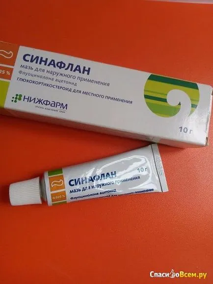 Opinii de unguent pentru uz extern Nizhpharm - sinaflana face față cu ușurință alergic