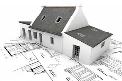 A terv, hogy építsenek egy házat a költség kiszámítására lépések