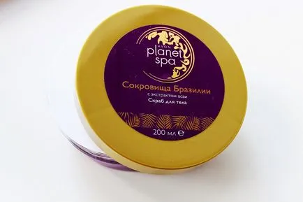 Planet spa kincseit Brazília kivonattal acai Scrub krém a kéz és láb, haj maszk