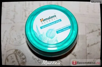 Crema nutritiva Herbals Himalaia aloe si Withania - „să învețe să citească compoziția sau care nu ar trebui să fie