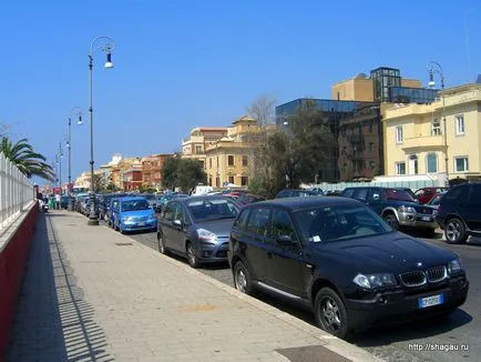 Az út Rómából az Lido di Ostia