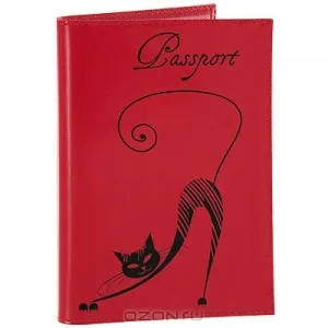 Női pénztárcák „kecses macska”, a vörös szín, befler, üzlet - Margot