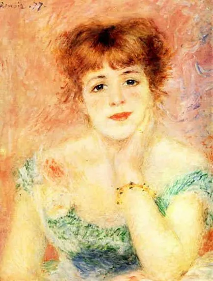 Portret de perie Jeanne Samary Renoir