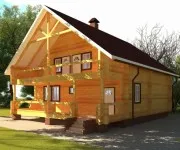 Proiectul este un singur etaj de lemn Caracteristici casa, avantaje