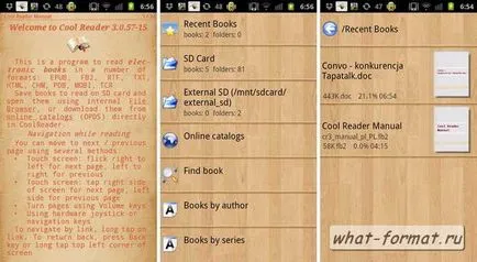 Software-ul cititor de cărți electronice pentru Android - Revista de aplicații gratuite, format