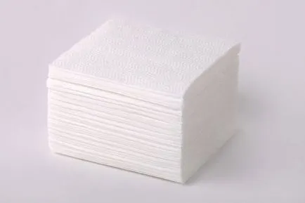 Papír szalvéta készitésére technológia, a berendezések, a nyersanyagok