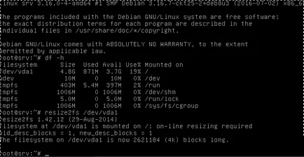 unitate de expansiune în Linux (debian, centos, ubuntu)