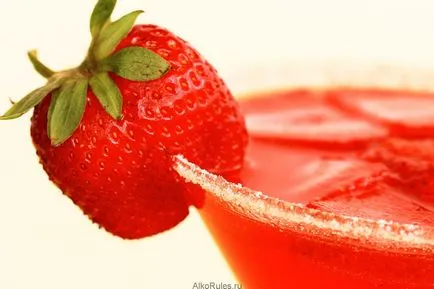 Strawberry Margarita koktél recept