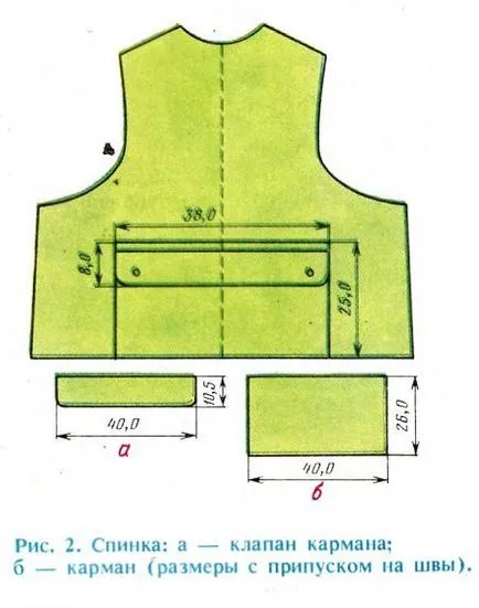 O vestă de pescuit cu mâinile sale